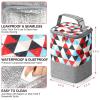 imageAccmor Breastmilk Cooler Bag Baby Bottle Cooler Bags Insulated Tote Bags On The Go Fits 4 Large 8oz Bottles for Nursing Mom Daycare TravelWhite triangle