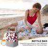 imageAccmor Breastmilk Cooler Bag Baby Bottle Cooler Bags Insulated Tote Bags On The Go Fits 4 Large 8oz Bottles for Nursing Mom Daycare TravelWhite triangle