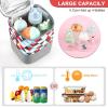 imageAccmor Breastmilk Cooler Bag Baby Bottle Cooler Bags Insulated Tote Bags On The Go Fits 4 Large 8oz Bottles for Nursing Mom Daycare TravelWhite triangle
