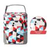 imageAccmor Breastmilk Cooler Bag Baby Bottle Cooler Bags Insulated Tote Bags On The Go Fits 4 Large 8oz Bottles for Nursing Mom Daycare TravelWhite triangle