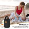 imageAccmor Breastmilk Cooler Bag Insulated Baby Bottle Cooler Tote Bags for Nursing Mom DaycareBlack