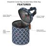 imageAccmor Breastmilk Cooler Bag Insulated Baby Bottle Cooler Tote Bags for Nursing Mom DaycareBlue Geometry