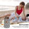 imageAccmor Breastmilk Cooler Bag Insulated Baby Bottle Cooler Tote Bags for Nursing Mom DaycareGrey Arrow