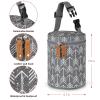 imageAccmor Breastmilk Cooler Bag Insulated Baby Bottle Cooler Tote Bags for Nursing Mom DaycareGrey Arrow