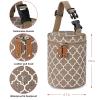imageAccmor Breastmilk Cooler Bag Insulated Baby Bottle Cooler Tote Bags for Nursing Mom DaycareKhaki Geometry