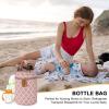 imageAccmor Breastmilk Cooler Bag Insulated Baby Bottle Cooler Tote Bags for Nursing Mom DaycarePink Geometry