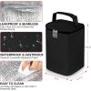 imageAccmor Breastmilk Cooler Bag with Ice Pack Baby Bottle Cooler Bags Insulated Bottle Cooler Tote Bags On The Go Fits 6 Large 9oz Bottles for Nursing Mom Daycare Travel BlackFits 4 Bottles Up to 8 Ounce