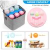 imageAccmor Breastmilk Cooler Bag with Ice Pack Baby Bottle Cooler Bags Insulated Bottle Cooler Tote Bags On The Go Fits 6 Large 9oz Bottles for Nursing Mom Daycare Travel BlackFits 6 Bottles Up to 9 Ounce