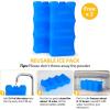 imageAccmor Breastmilk Cooler Bag with Ice Pack Baby Bottle Cooler Bags Insulated Bottle Cooler Tote Bags On The Go Fits 6 Large 9oz Bottles for Nursing Mom Daycare Travel BlackDoubleLayer Large Capacity