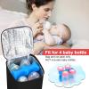 imageAccmor Breastmilk Cooler Bag with Ice Pack Baby Bottle Cooler Bags Insulated Bottle Cooler Tote Bags On The Go Fits 6 Large 9oz Bottles for Nursing Mom Daycare Travel BlackFits 4 Bottles Up to 8 Ounce