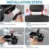 imageAccmor Car Headrest Backseat Organizer with Cup Holder 3 in 1 Universal Backseat Car Organizer Tray Hold Bottles Phone Snacks Trash NonSlip Grip Clip Car Seat Organizer Tray for Kids Adults2 in 1
