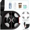 imageAccmor Car Headrest Backseat Organizer with Cup Holder 3 in 1 Universal Backseat Car Organizer Tray Hold Bottles Phone Snacks Trash NonSlip Grip Clip Car Seat Organizer Tray for Kids Adults2 in 1