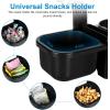 imageAccmor Car Headrest Backseat Organizer with Cup Holder 3 in 1 Universal Backseat Car Organizer Tray Hold Bottles Phone Snacks Trash NonSlip Grip Clip Car Seat Organizer Tray for Kids Adults3 in 1