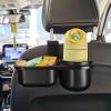 imageAccmor Car Headrest Backseat Organizer with Cup Holder 3 in 1 Universal Backseat Car Organizer Tray Hold Bottles Phone Snacks Trash NonSlip Grip Clip Car Seat Organizer Tray for Kids Adults2 in 1