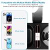 imageAccmor Car Headrest Backseat Organizer with Cup Holder 3 in 1 Universal Backseat Car Organizer Tray Hold Bottles Phone Snacks Trash NonSlip Grip Clip Car Seat Organizer Tray for Kids Adults3 in 1