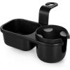 imageAccmor Car Headrest Backseat Organizer with Cup Holder 3 in 1 Universal Backseat Car Organizer Tray Hold Bottles Phone Snacks Trash NonSlip Grip Clip Car Seat Organizer Tray for Kids Adults2 in 1