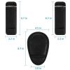 imageAccmor Car Seat Straps Shoulder Pads Suit for Baby Kids Car Seat Strap Covers Hip SupportCar Seat Strap Pads Soft Seat Belt Covers for All Car Seats Pushchair StrollerBlack