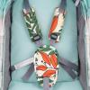 imageAccmor Car Seat Straps Shoulder Pads Suit for Baby Kids Car Seat Strap Covers Hip SupportCar Seat Strap Pads Soft Seat Belt Covers for All Car Seats Pushchair StrollerOrange