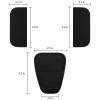 imageAccmor Car Seat Straps Shoulder Pads Suit for Baby Kids Car Seat Strap Covers Hip SupportCar Seat Strap Pads Soft Seat Belt Covers for All Car Seats Pushchair StrollerBlack