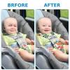 imageAccmor Car Seat Straps Shoulder Pads Suit for Baby Kids Car Seat Strap Covers Hip SupportCar Seat Strap Pads Soft Seat Belt Covers for All Car Seats Pushchair StrollerOrange