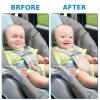 imageAccmor Car Seat Straps Shoulder Pads Suit for Baby Kids Car Seat Strap Covers Hip SupportCar Seat Strap Pads Soft Seat Belt Covers for All Car Seats Pushchair StrollerChampagne Gold