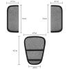 imageAccmor Car Seat Straps Shoulder Pads Suit for Baby Kids Car Seat Strap Covers Hip SupportCar Seat Strap Pads Soft Seat Belt Covers for All Car Seats Pushchair StrollerGrey