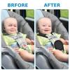 imageAccmor Car Seat Straps Shoulder Pads Suit for Baby Kids Car Seat Strap Covers Hip SupportCar Seat Strap Pads Soft Seat Belt Covers for All Car Seats Pushchair StrollerBlack