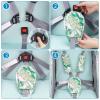imageAccmor Car Seat Straps Shoulder Pads Suit for Baby Kids Car Seat Strap Covers Hip SupportCar Seat Strap Pads Soft Seat Belt Covers for All Car Seats Pushchair StrollerGreen
