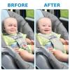 imageAccmor Car Seat Straps Shoulder Pads Suit for Baby Kids Car Seat Strap Covers Hip SupportCar Seat Strap Pads Soft Seat Belt Covers for All Car Seats Pushchair StrollerWhite