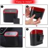 imageAccmor Car Trash Can with Lid Mini Auto Dustbin Garbage Organizer Holder 2 Packs Automotive Storage Container Bin with 60 Pcs Bags for Vehicle Home OfficeBlackRed Lid