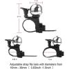 imageAccmor Classic Bike Bell Adjustable Bicycle Bell Fits Any Bike Handlebar Universal Bike Bell Loud Crisp Clear Sound Bike Bell for Adults Kids Bikesilver