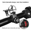 imageAccmor Classic Bike Bell Adjustable Bicycle Bell Fits Any Bike Handlebar Universal Bike Bell Loud Crisp Clear Sound Bike Bell for Adults Kids Bikesilver