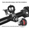 imageAccmor Classic Bike Bell Adjustable Bicycle Bell Fits Any Bike Handlebar Universal Bike Bell Loud Crisp Clear Sound Bike Bell for Adults Kids Biketitanium gray