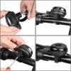imageAccmor Classic Bike Bell Aluminum Bicycle Bell Loud Crisp Clear Sound Bicycle Bike Bell for Adults KidsBlackLeft Hand Use1 pack