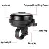 imageAccmor Classic Bike Bell Aluminum Bicycle Bell Loud Crisp Clear Sound Bicycle Bike Bell for Adults KidsBlue  BlackRight Hand Use2 pack