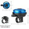 imageAccmor Classic Bike Bell Aluminum Bicycle Bell Loud Crisp Clear Sound Bicycle Bike Bell for Adults KidsBlue  BlueLeft Hand Use2 pack