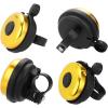 imageAccmor Classic Bike Bell Aluminum Bicycle Bell Loud Crisp Clear Sound Bicycle Bike Bell for Adults KidsGold  GoldRight Hand Use2 pack