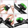 imageAccmor Classic Bike Bell Aluminum Bicycle Bell Loud Crisp Clear Sound Bicycle Bike Bell for Adults KidsGreen  GreenRight Hand Use2 pack