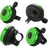 imageAccmor Classic Bike Bell Aluminum Bicycle Bell Loud Crisp Clear Sound Bicycle Bike Bell for Adults KidsGreen  GreenRight Hand Use2 pack