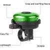 imageAccmor Classic Bike Bell Aluminum Bicycle Bell Loud Crisp Clear Sound Bicycle Bike Bell for Adults KidsGreenLeft Hand Use1 pack