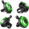 imageAccmor Classic Bike Bell Aluminum Bicycle Bell Loud Crisp Clear Sound Bicycle Bike Bell for Adults KidsGreenLeft Hand Use1 pack
