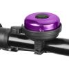 imageAccmor Classic Bike Bell Aluminum Bicycle Bell Loud Crisp Clear Sound Bicycle Bike Bell for Adults KidsPurple  PurpleLeft Hand Use2 pack