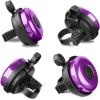 imageAccmor Classic Bike Bell Aluminum Bicycle Bell Loud Crisp Clear Sound Bicycle Bike Bell for Adults KidsPurpleLeft Hand Use1 pack