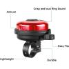 imageAccmor Classic Bike Bell Aluminum Bicycle Bell Loud Crisp Clear Sound Bicycle Bike Bell for Adults KidsRed  SilverRight Hand Use2 pack
