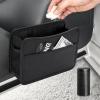 imageAccmor Collapsible Car Trash Can Vehicle Garbage Organizer Holder Bin with One Roll Trash Bag Waterproof Hanging Mini Auto Dustbin Accessories Storage Container for Vans SUVsBlack