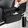 imageAccmor Collapsible Car Trash Can Vehicle Garbage Organizer Holder Bin with One Roll Trash Bag Waterproof Hanging Mini Auto Dustbin Accessories Storage Container for Vans SUVsBlack