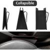 imageAccmor Collapsible Car Trash Can Vehicle Garbage Organizer Holder Bin with One Roll Trash Bag Waterproof Hanging Mini Auto Dustbin Accessories Storage Container for Vans SUVsBlackWhite