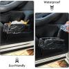 imageAccmor Collapsible Car Trash Can Vehicle Garbage Organizer Holder Bin with One Roll Trash Bag Waterproof Hanging Mini Auto Dustbin Accessories Storage Container for Vans SUVsBlack