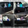 imageAccmor Collapsible Car Trash Can Vehicle Garbage Organizer Holder Bin with One Roll Trash Bag Waterproof Hanging Mini Auto Dustbin Accessories Storage Container for Vans SUVsBlack