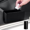 imageAccmor Collapsible Car Trash Can Vehicle Garbage Organizer Holder Bin with One Roll Trash Bag Waterproof Hanging Mini Auto Dustbin Accessories Storage Container for Vans SUVsBlack